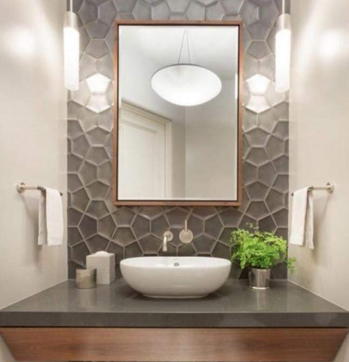 Hand Wash and Mirror Unit 6/13