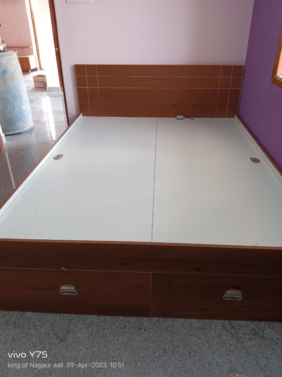 King size Storage cot 7/14